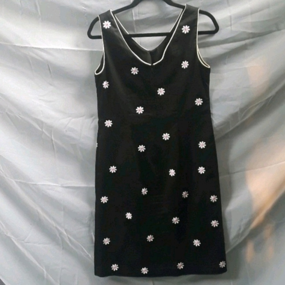 Sag Harbor Black Daisy Dress size 8